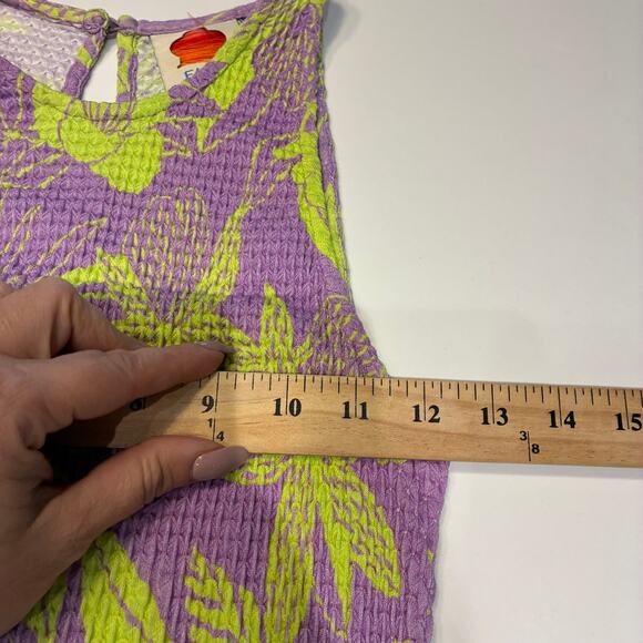 FARM Rio for Anthropologie Tropical Print Sleeveless Midi Dress Small - Picture 9 of 12